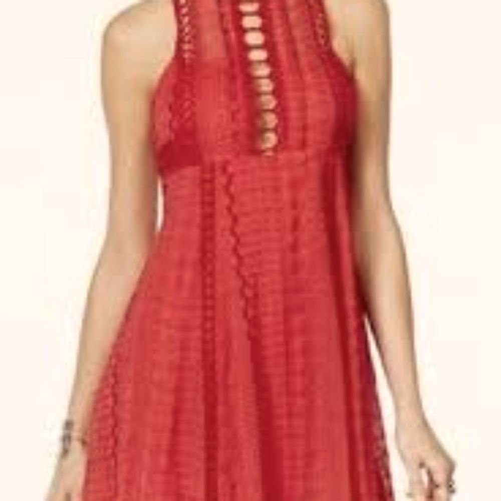 Free People Wherever You Go Mini Dress.  Size 6.